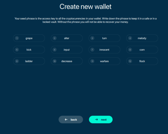 Beam GUI Generated Seed