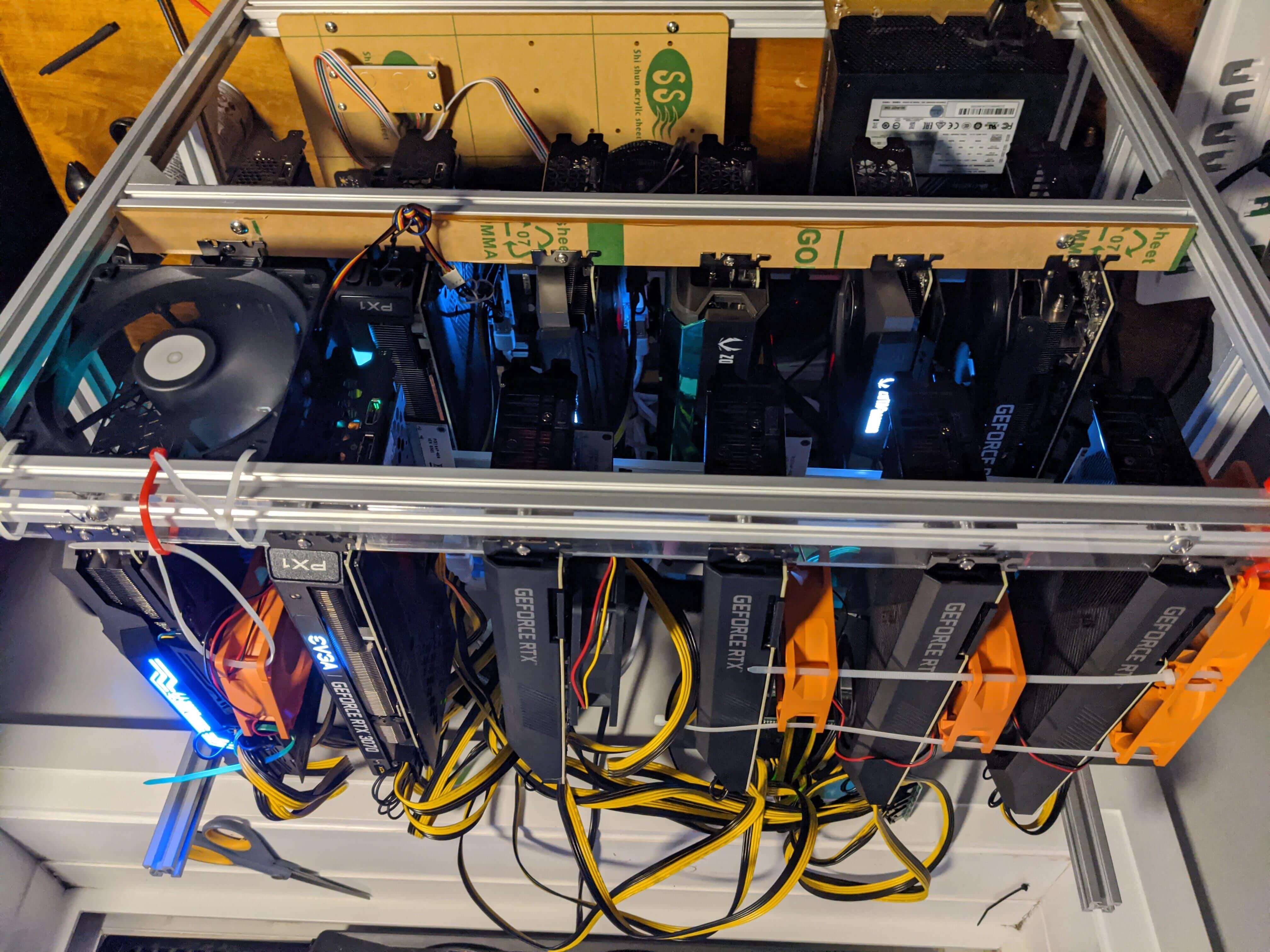 Mining rig GPU