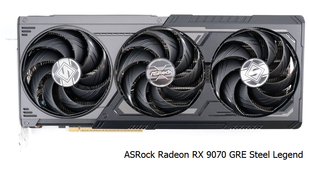 ASRock Radeon RX 9070 GRE Steel Legend