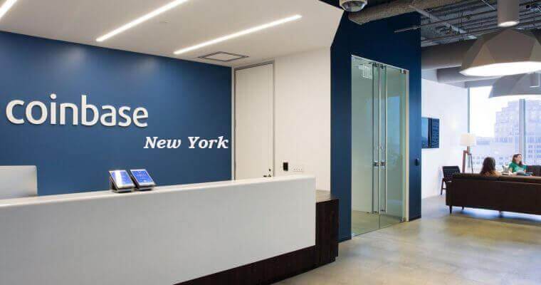 Coinbase новый офис в Нью Ерке