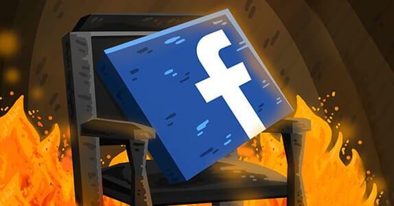 Facebook горит