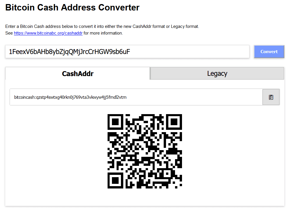 bitcoin cash адрес что это такое