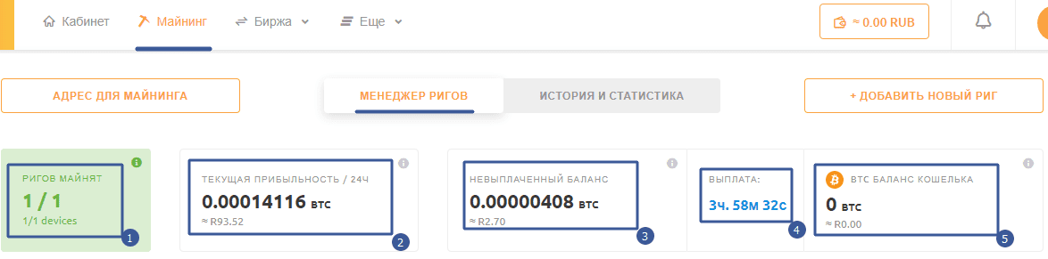 Что значит невыплаченный баланс nicehash